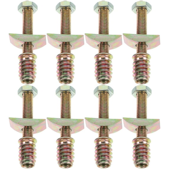 MIPCASE 8-Piece Bed Frame Repair Kit with Iron Fixing Parts for Homeowners - Replacement Set for Bed Frame Maintenance