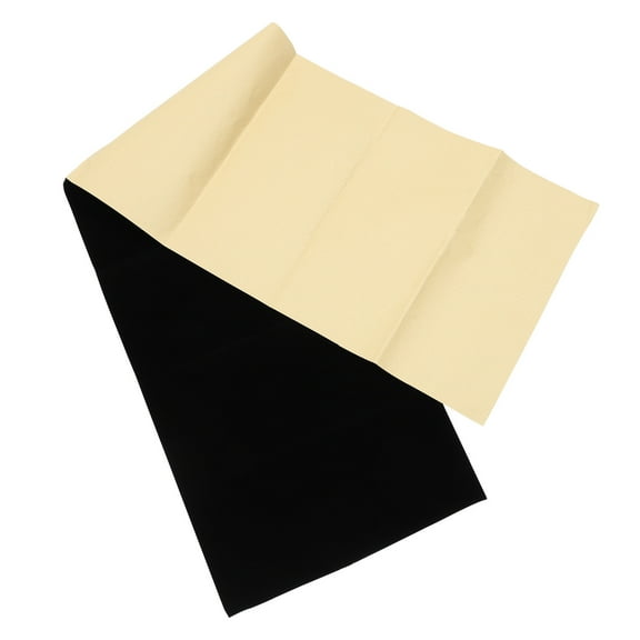 MIPCASE Black Self-Adhesive Jewelry Box Liner with Soft Smooth Flocking Fabric, 1 Piece Protective Cushion