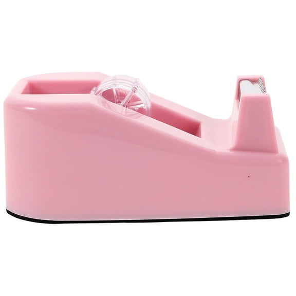 MIPCASE Pink Tape Dispenser for Office Desk Made from Durable Plastic Material
