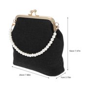 MIPCASE Stylish Black Evening Shoulder Bag for Women, Elegant Party Purse Ideal for Outings, Special Events, and Formal Occasions