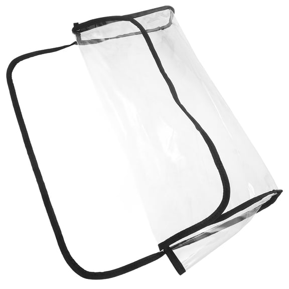 MIPCASE White PVC Plastic Chair Back Cushion Cover Replacement Sofa Protector for Home