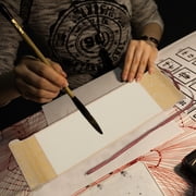 MIPCASE Vintage Asian Style Blank Paper Scroll for Writing and Drawing, Assorted Colors Wall Hanging Scroll Decor