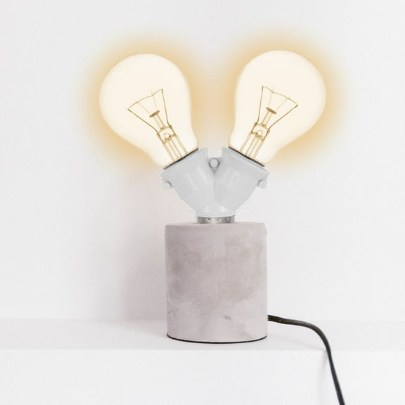 MIPCASE 3Pcs White E27 to 2 E27 Lamp Base Converter Adapter for Home Use with Fireproof Material