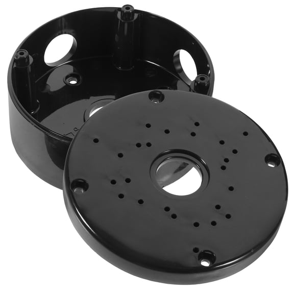 MIPCASE Black Outdoor Junction Box Weatherproof Plastic Cable Box for Home Security Camera Wiring