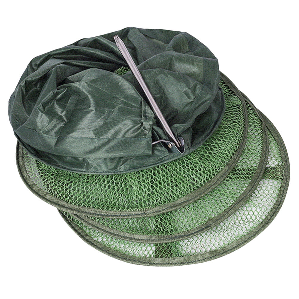 MIPCASE Fish Net Cage Fishing Equipment Green Portable Fish Containment ...