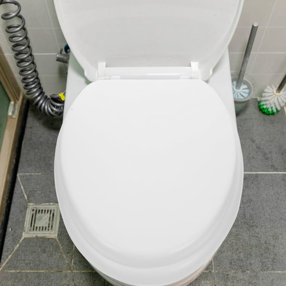 MIPCASE Glacier Bay Toilet Seat Oval For Daily Use 1Pack