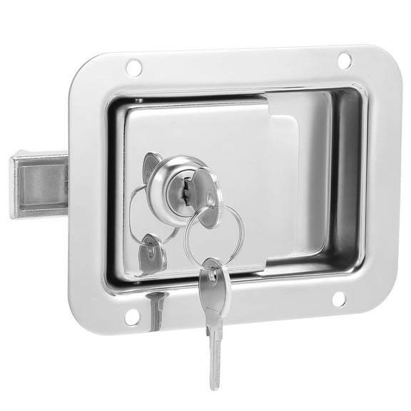MIPCASE Heavy Duty Latch Paddle Handle Lock Stainless Steel Flush Mount 1Pack