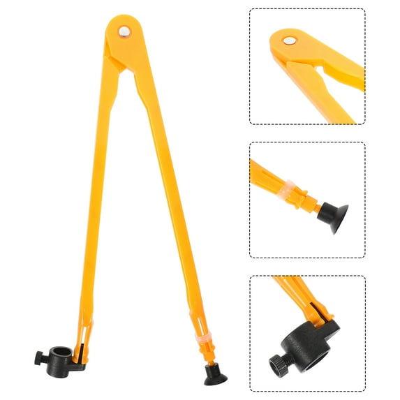 MIPCASE Demonstration Compass Geometry Adjustable Plastic Teaching Tool for Office 1Set Back to School