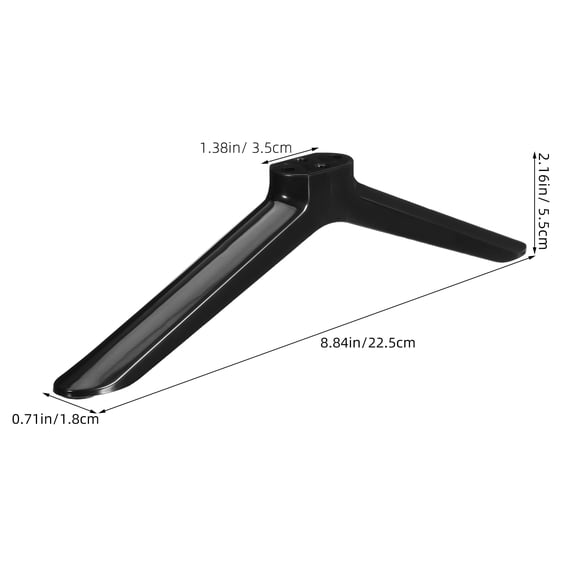 MIPCASE 2-Pack Black TV Stand Legs Base for Flat Screen TVs Easy to Install Support for