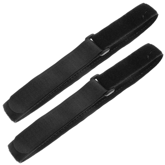 MIPCASE 2Pcs Black Nylon Cycle Wheel Stable Bands with Nonslip Design for Bike Wheel Fixing and Bundling