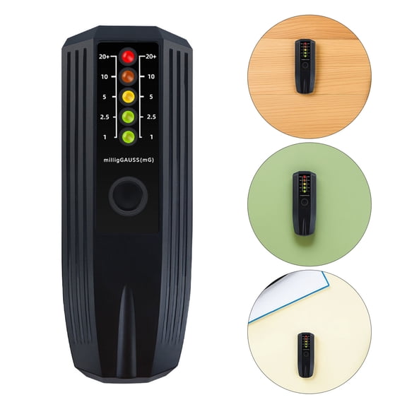 MIPCASE Portable Black Emf Tester for Electromagnetic Field Detection and Soil Radiation Testing