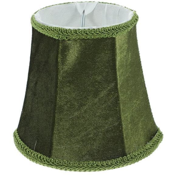 MIPCASE Retro Table Lamp Shade Square Dark Green Fabric Metal Light Diffusion 1Set