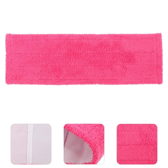 MIPCASE Rosy Microfiber Mop Cap Replacement for Effective Dust, Oil, and Debris Removal and Cleaning Performance