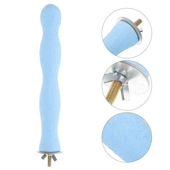 MIPCASE Natural Wood Grind Arenaceous Stick Bird Perch Cage Accessory for Parakeet Nail Grinding and Foot Exercise