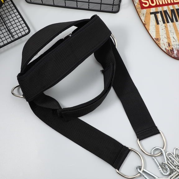 MIPCASE Shoulder Weight Training Neck Trainer Sports Headbands Weight Lifting Head Harness Fitness Equipment Black The Shoulder Neck Exercise Harness
