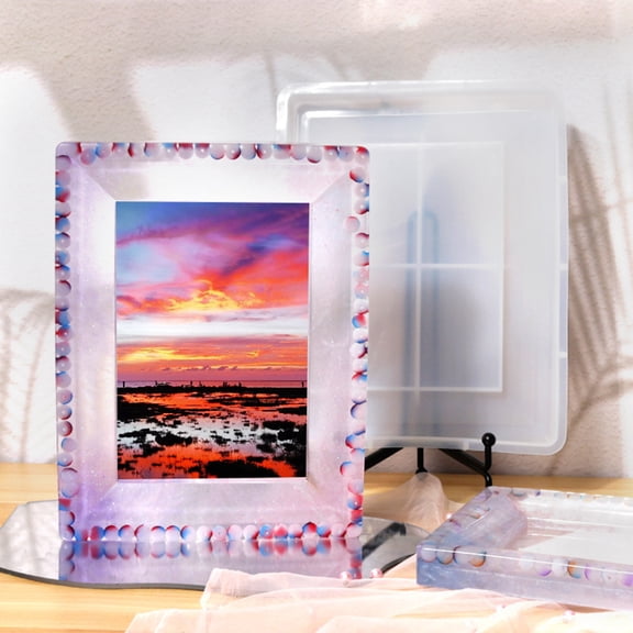 MIPCASE Silicone Frame Mold for Photo Frame Crafting, Material and Easy-to-Use Design for Projects
