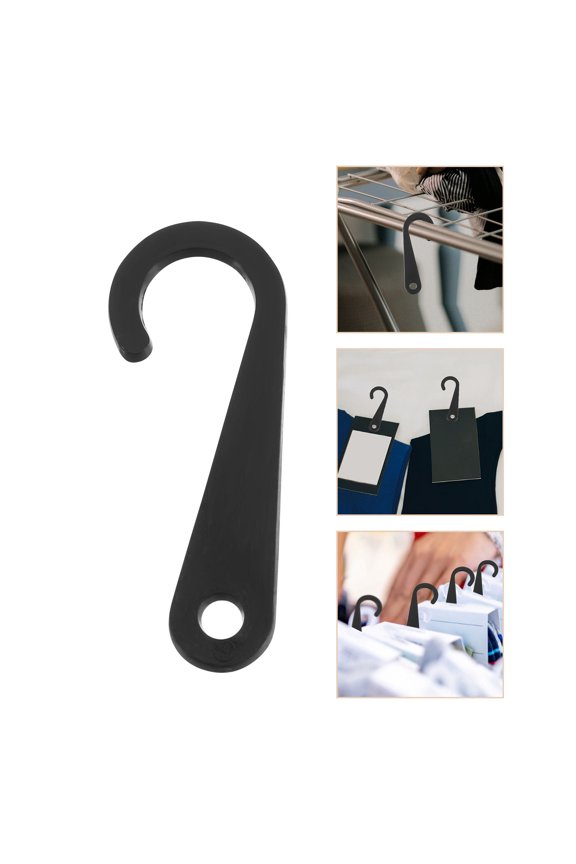 Plastic Hooks for Hanging Sock Display Hooks 500Pcs for Gloves Underwear Black