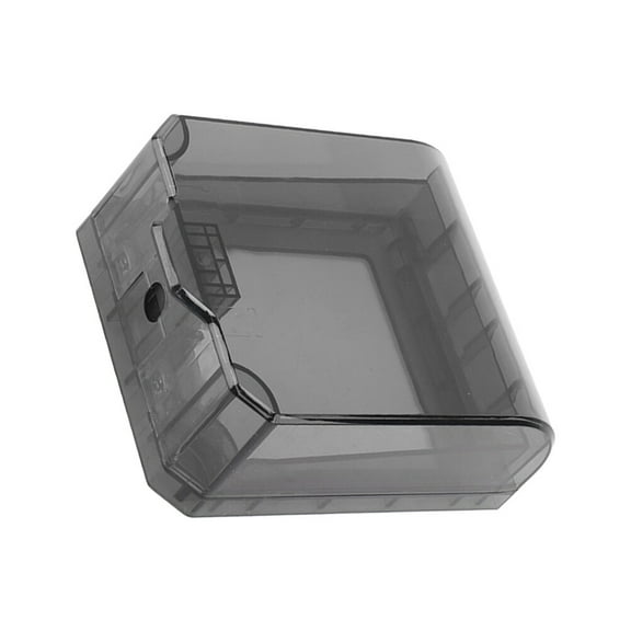 MIPCASE Black Splash-Proof Plastic Wall Socket Cover with Easy Installation, Electrical Outlet Safety Protector