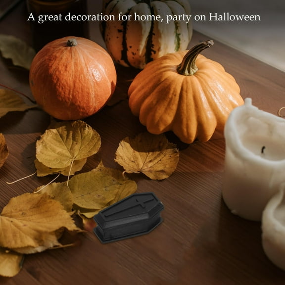 MIPCASE Spooky Decoration Haunted House Prop Black Plastic Festive Atmosphere Creation Home Decor 1Pcs