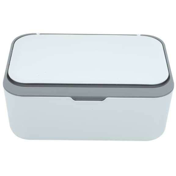 MIPCASE Modern Style Grey Plastic Tissue Box Holder Storage Case with Lid for Daily Paper Towel Use