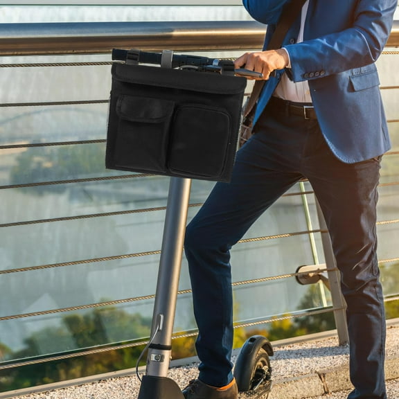 MIPCASE Wheelchair Basket Wheelchair Bags Oxford Cloth Black Designed for People with Mobility Challenges 1Set