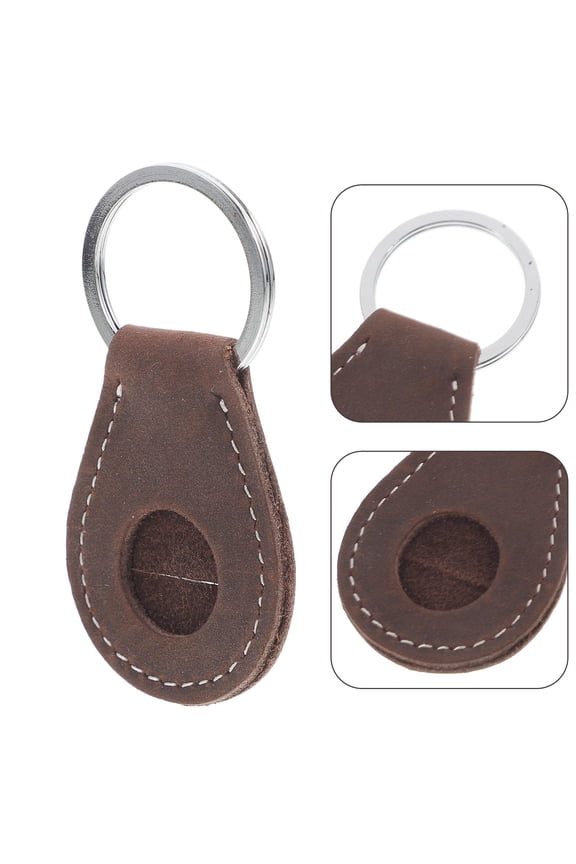 Dark Brown Keychain Holder Display, 1 Set Key Accessory for Keys and Cards Organizer