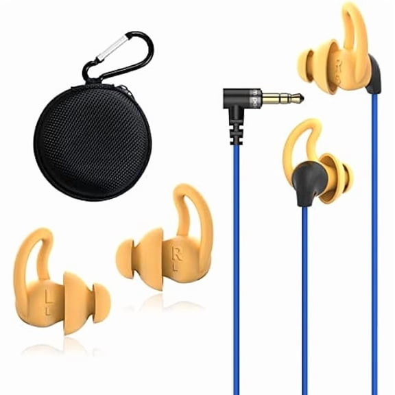 MIPEACE Ear Plug Headphones for Work, Custom-fit Work Earbuds Earphones-Safety Headphones for Construction Industrial