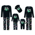 thumbnail image 1 of MIPREWUY Christmas Parent-child Outfit, Dinosaur Letter Printing Long Sleeve Round Collar Sleepwear/Jumpsuit for Adult/Baby/Kid/Dog, 1 of 10