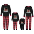 MIPREWUY Family Matching Christmas Pajamas Set Letter Christmas Tree