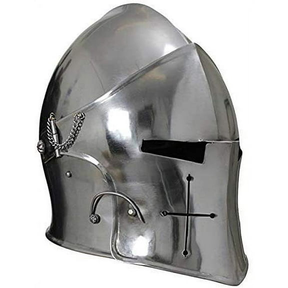 Thor Instruments Medival Barbuta Helmet Crusader Armour Helmet (Steel)