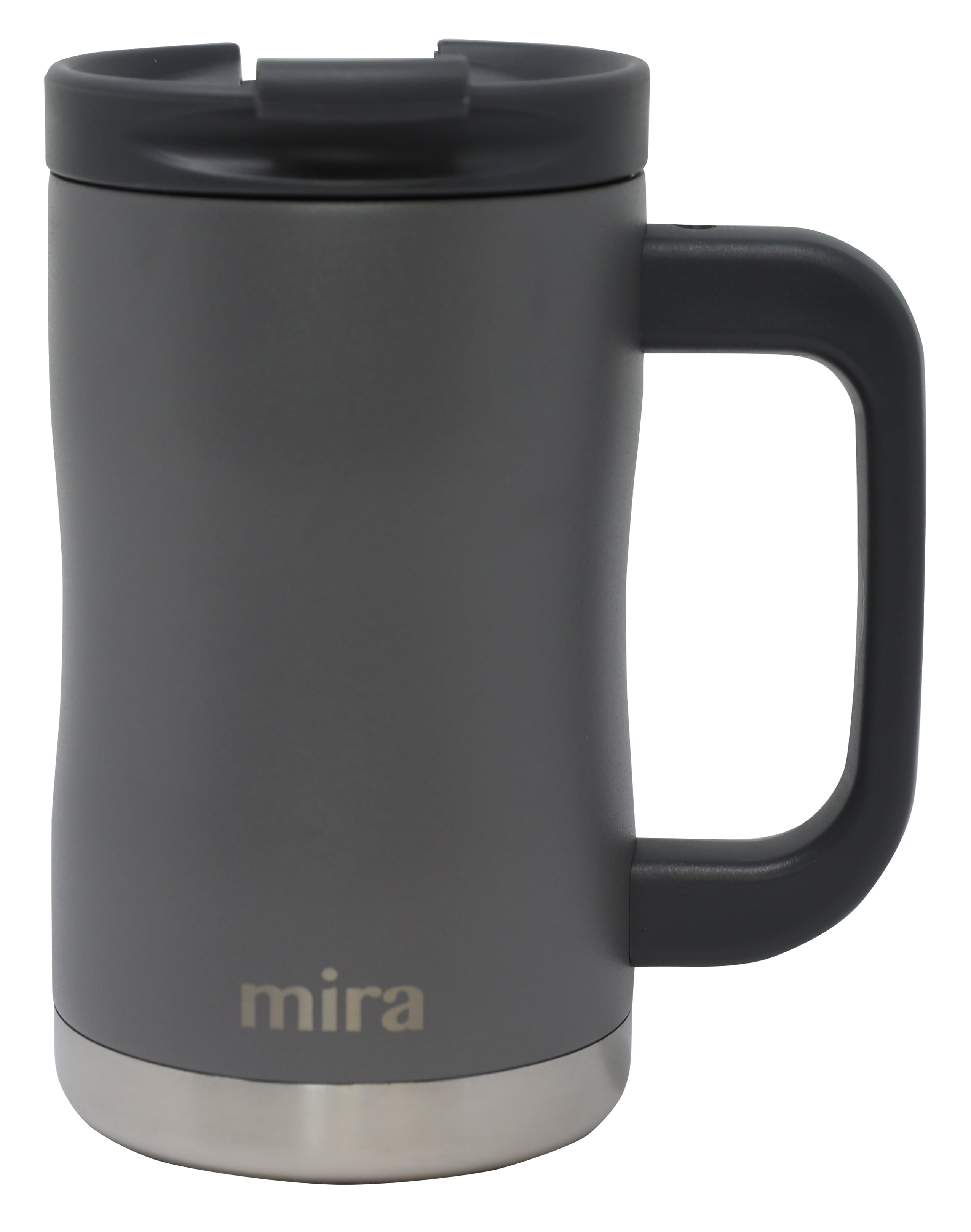 MIRA Stainless Steel 14 oz Travel Coffee Mug, Spill Proof Lid, Hot