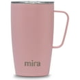 thumbnail image 1 of MIRA 18oz Coffee Mug with Handle & Lid, Stainless Steel Vacuum Insulated Tumbler, Taffy Pink, 1 of 8
