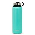 thumbnail image 1 of MIRA 40oz Stainless Steel Vacuum Insulated Wide Mouth Water Bottle, Double Walled Thermos, Teal, 1 of 5