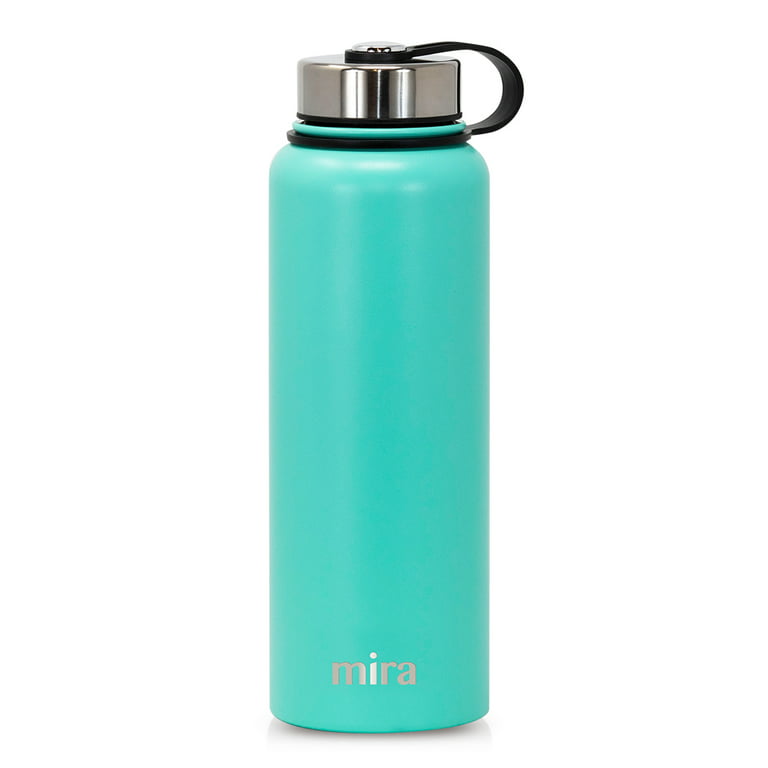 MIRA 40oz Stainless Steel Vacuum Insulated Wide Mouth Water Bottle