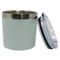 thumbnail image 1 of MIRA 9oz Insulated Lowball Rocks Whiskey Tumbler, Stainless Steel, Lid, Aqua, 1 of 7