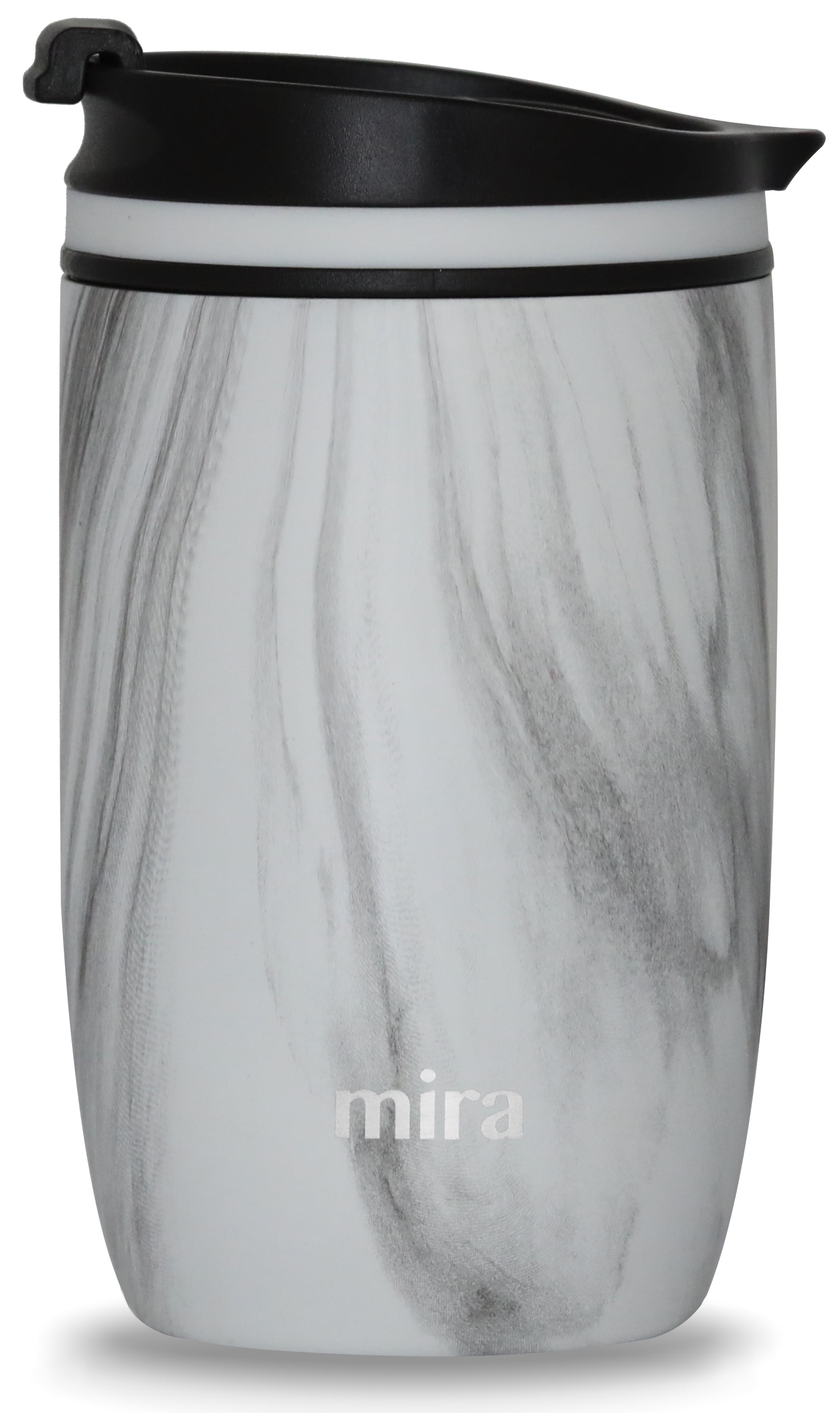 MIRA Coffee Travel Mug Insulated Stainless Steel Thermos Cup, Screw Lid  Tumbler, 12 oz, French Granite