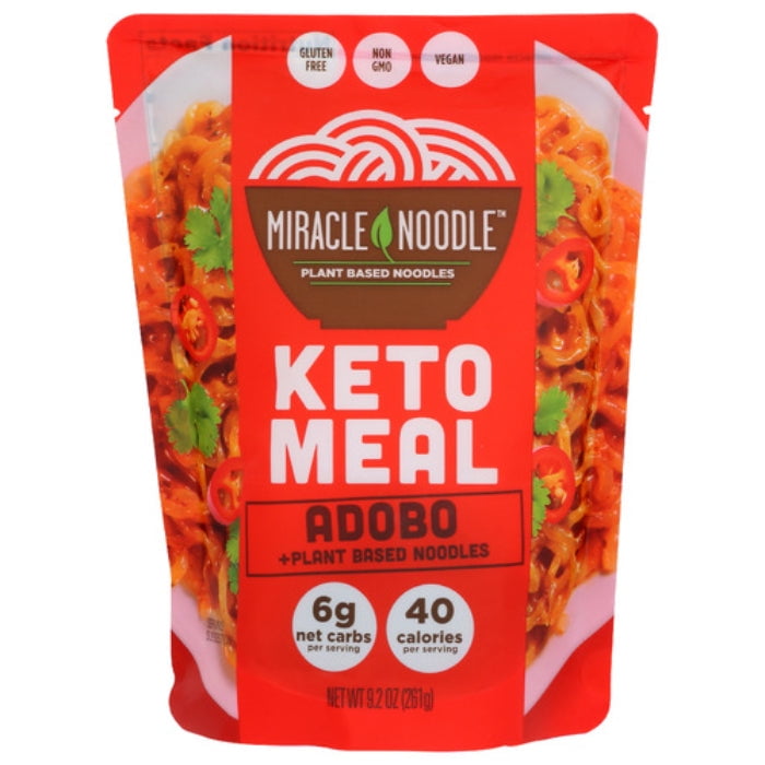 MIRACLE NOODLE KETO MEAL ADOBO 9 OZ Pack of 6