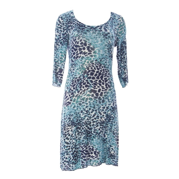 MIRACLEBODY  by Miraclesuit Women's Marilyn Stretch Dress Sz Small Turquoise