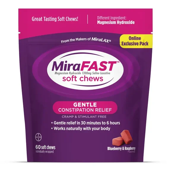 MIRAFAST Soft Chews Pouch 60ct.
