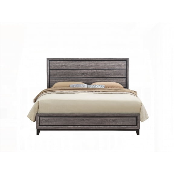 Restonic MIRAGE GREY Full Bed | Sturdy & Contemporary | Panel Headboard