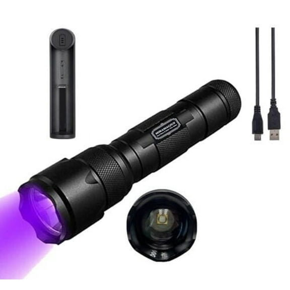 MIRAMAGJUS Black Light UV-395Nm Led powerful Flashlight WF-502B