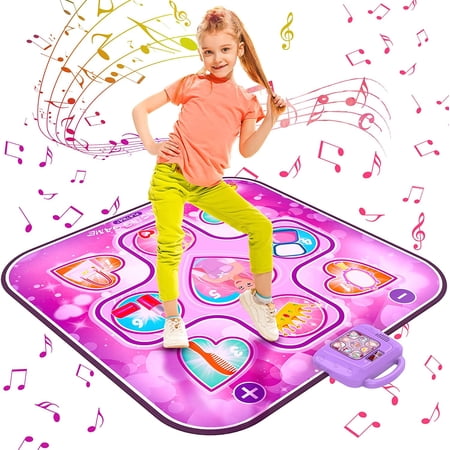 MIRAMAGJUS Dance Mat Toys for 3 4 5 6 7 8 9 10+ Year Old Girls Birthday Gifts, Musical Dance