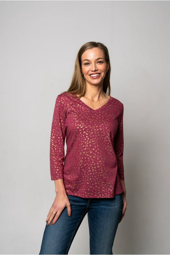 MIRANDA KNIT TOP - RUBY RED