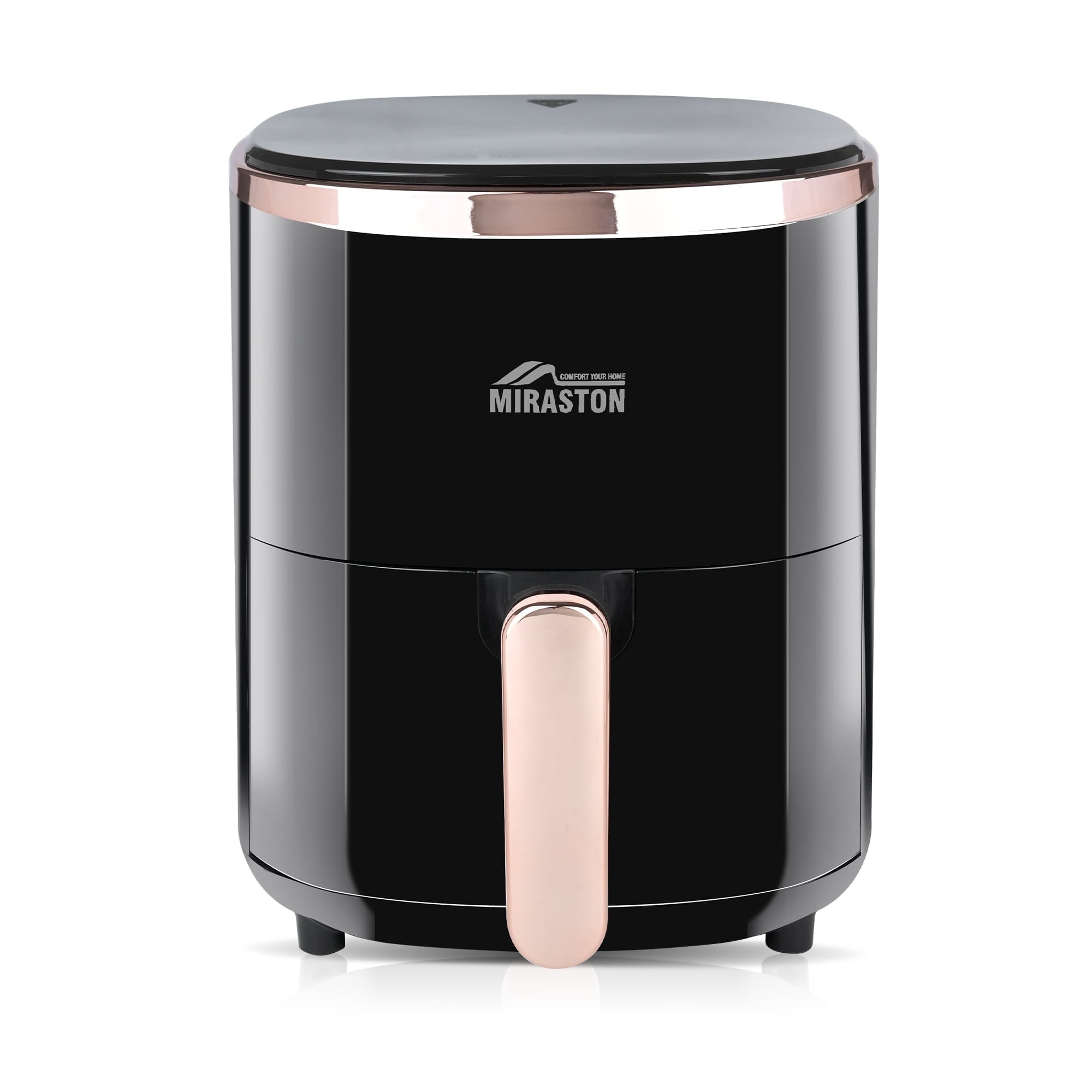 MIRASTON 3.6L Digital Air Fryer, Compact for Singles, Couples, Apartment, Dishwasher Safe, Black，1350W