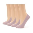 thumbnail image 1 of MIRMARU Women's Non Slip Ultra Low Cut Liner 4 Pairs No Show Socks, 1 of 8