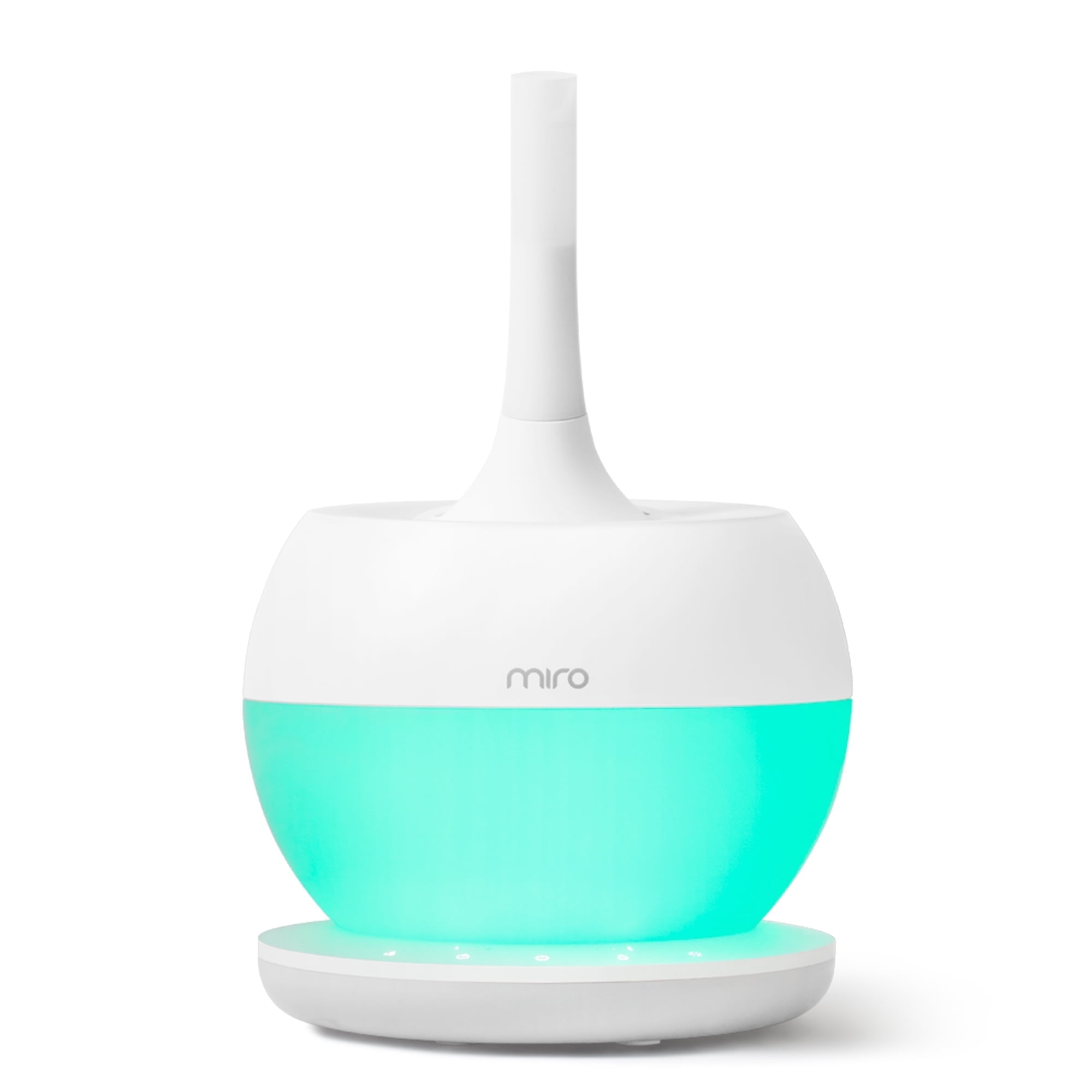 MIRO-NR08M Cream White Completely Washable Modular Sanitary Humidifier, Large Room, Easy to Clean, Easy to Use - Premium Cool-Mist Humidifier. Touch Control Colorful LEDs, Powerful humidification