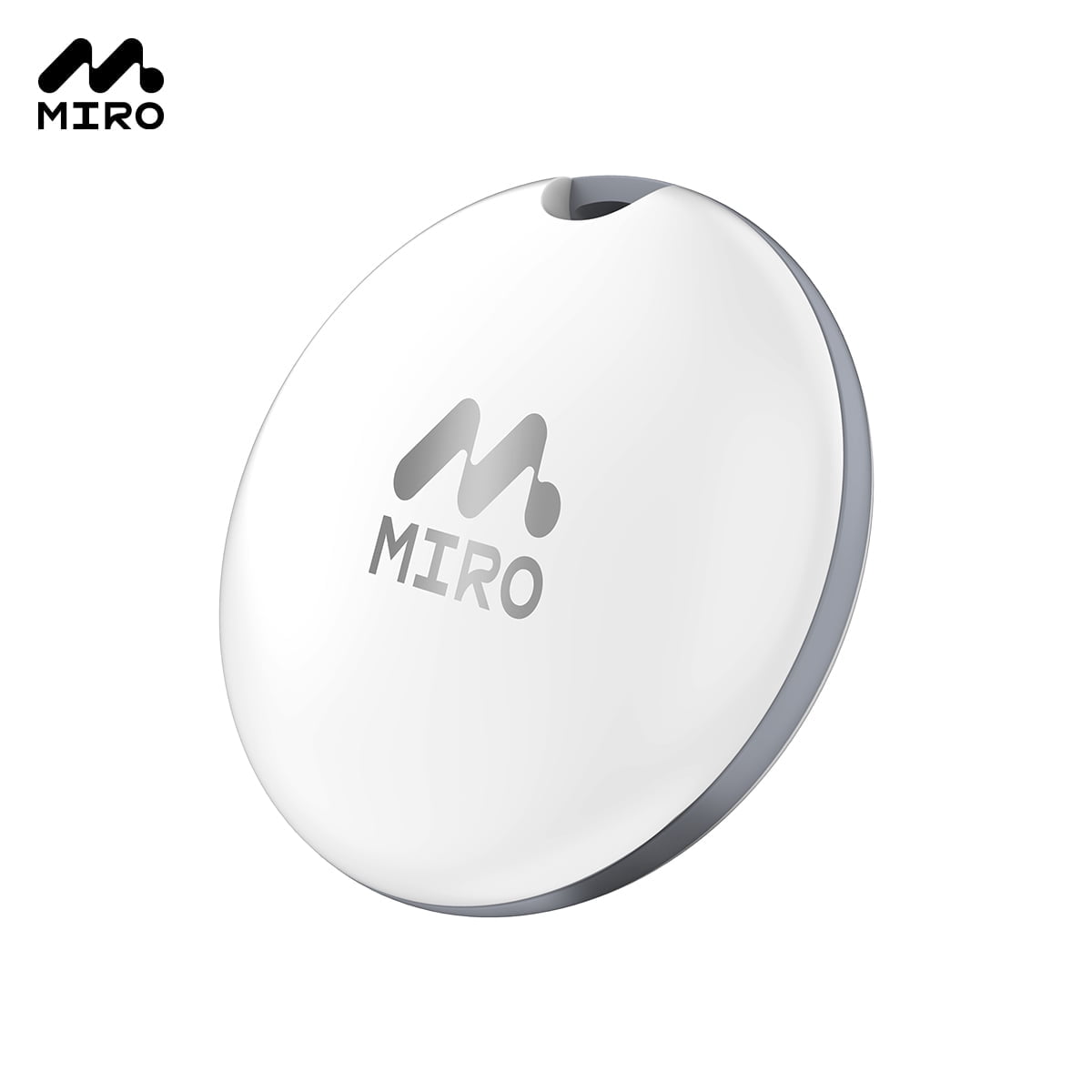 MIRO T1R Bluetooth Tracker Smart Finder Compatible with Apple Find My(iOS only) Item Finder Smart Tag IP6 Waterproof