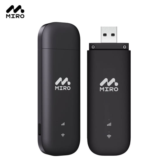 MIRO UFI 4G LTE USB WiFi Dongle: Plug & Play Portable Hotspot, 150Mbps Speed, Dual SIM/SD Slots