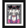 thumbnail image 1 of MIROTA 15x18 Black Ornate Wood Framed with Double Matting Museum Art Print Titled - Deux chats-trois poissons, 1 of 4