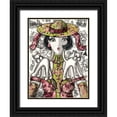 thumbnail image 1 of MIROTA 19x24 Black Ornate Wood Framed with Double Matting Museum Art Print Titled - Calins, 1 of 4